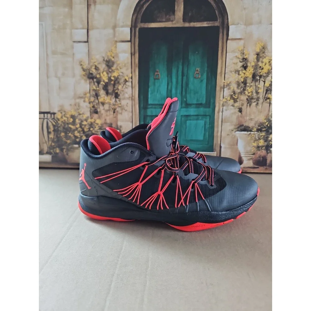 Jordan CP3.VII Black Red Black Infrared Sneaker 644805-024 2014 Men's Size 12